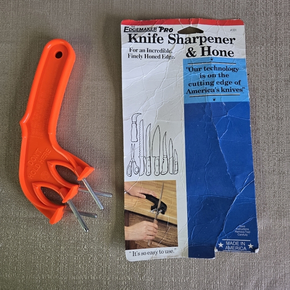 Edgemaker Pro Knife Sharpener & Hone - Orange (Model 331) - Picture 2 of 4
